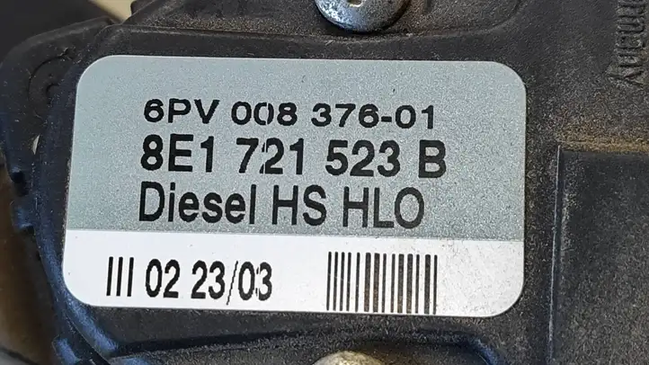 Audi A4 S4 B6 8E 8H (2000 - 2006) 8E1721523B Педаль акселератора — фото 3