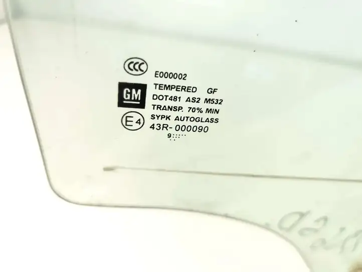 Chevrolet Aveo (2008 - 2011) DOT481AS2M532 Стекло задней двери — фото 5