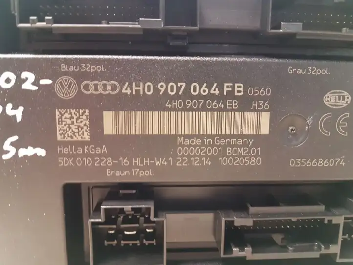 Audi A8 S8 D4 4H (2013 - 2017) 4H0907064FB Модуль комфорта — фото 2