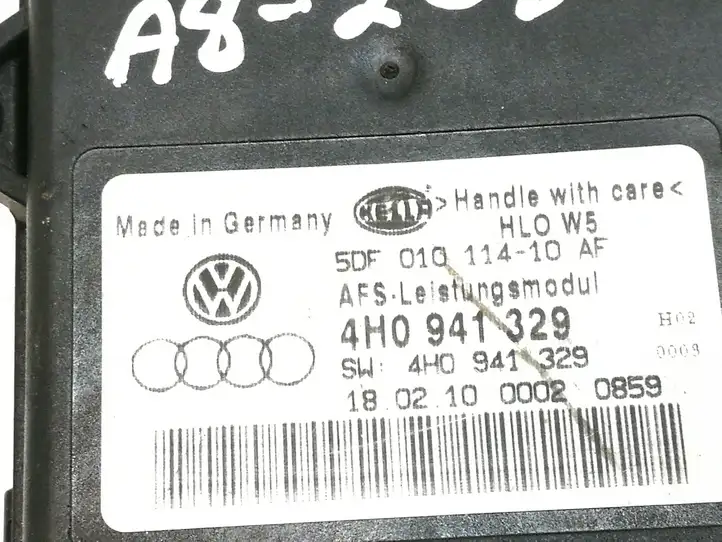 Audi A8 S8 D4 4H (2010 - 2014) 4H0941329 Блок розжига ксенона — фото 3