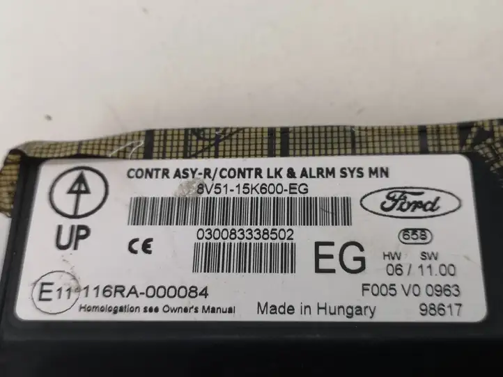 Ford Fiesta (2006 - 2008) 8V5115K600EG Модуль комфорта — фото 4