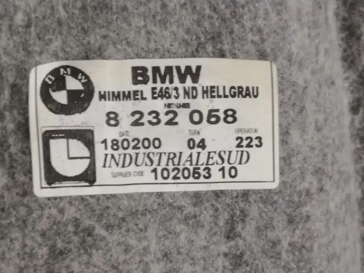 BMW 3 E46 (1998 - 2005) 8232058 Потолочная обшивка — фото 7