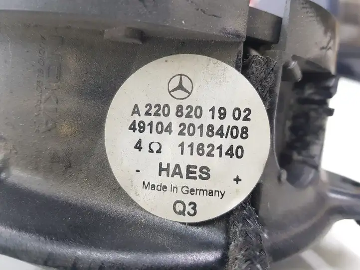 Mercedes-Benz S W220 (1998 - 2006) A2208201902 Динамики задних дверей — фото 5