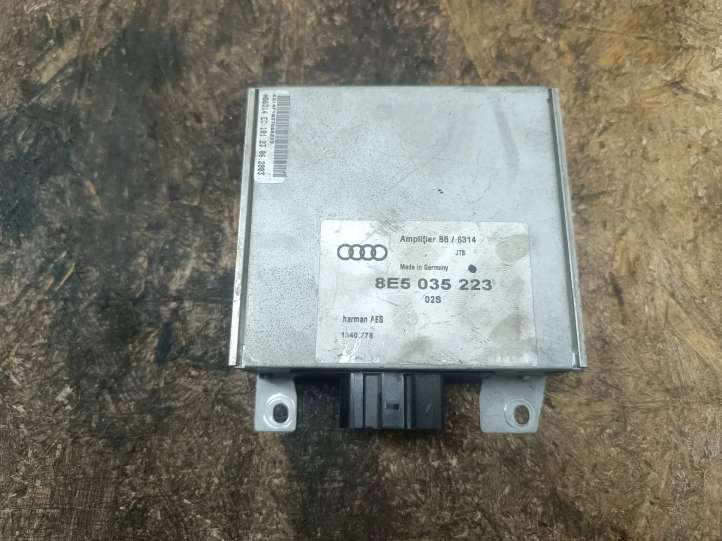 8E5035223 Audi A4 S4 B6 8E 8H Garso stiprintuvas