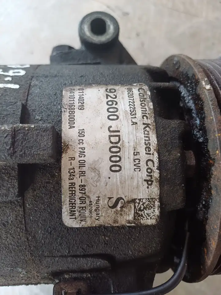 Nissan Qashqai (2010 - 2013) 92600JD000 Компрессор (насос) кондиционера воздуха — фото 5