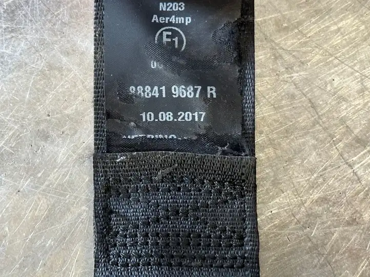 Renault Kadjar (2015 - 2018) 888419687R Задний ремень безопасности — фото 3