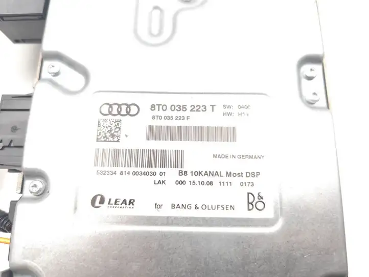 Audi A4 S4 B8 8K (2007 - 2011) 8T0035223T Усилитель звука — фото 7