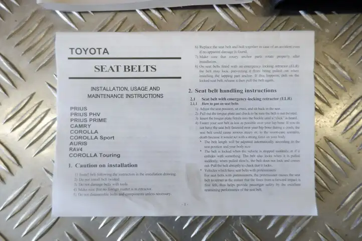 Toyota Prius (XW50) (2015 - ) PZ49XU0040EN Сервисная книжка — фото 7