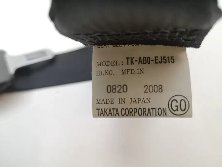 Honda Accord (2008 - 2016) TKAB0EJ515 Задний ремень безопасности — фото 9