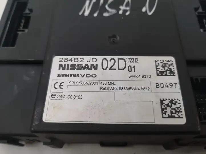 Nissan Qashqai (2006 - 2010) 284B2JD02D Модуль комфорта — фото 6