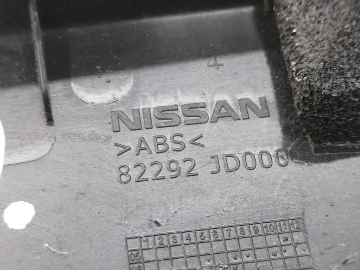 Nissan Qashqai (2006 - 2010) 82292JD000 Прочая отделка задней двери — фото 5