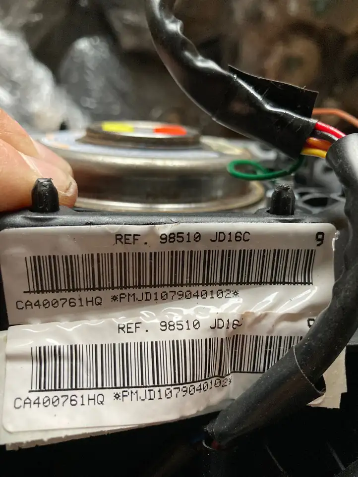 Nissan Qashqai (2006 - 2010) 98510JD16C Подушка безопасности руля — фото 3
