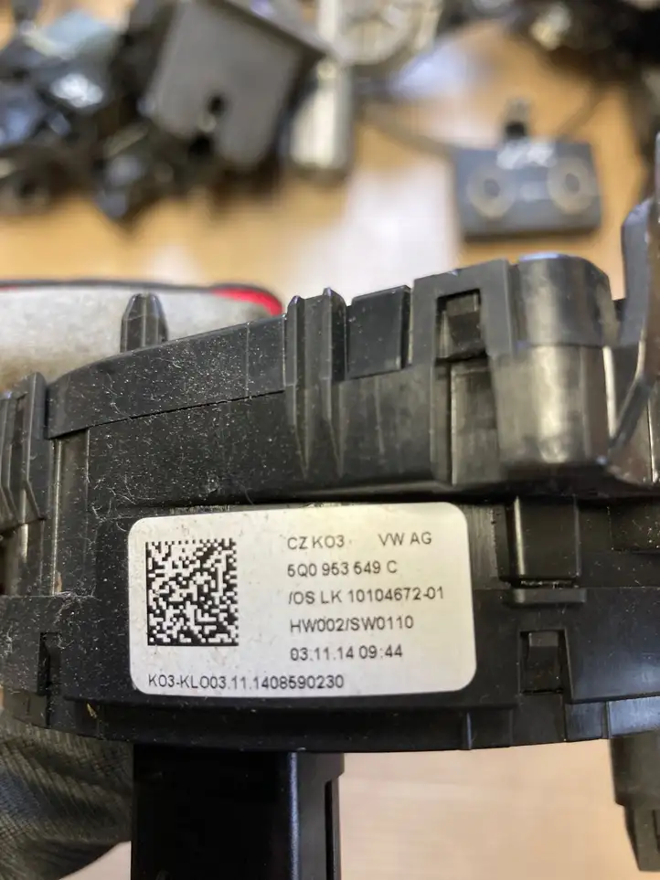 Seat Leon (5F) (2012 - 2019) 6Q0953549A Контактное кольцо SRS — фото 2