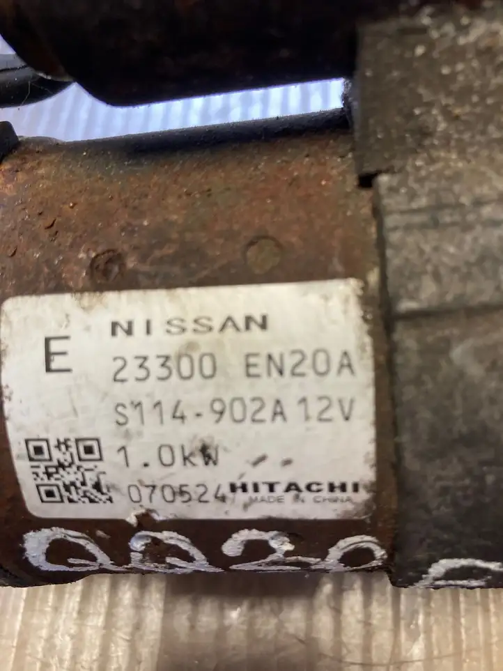 Nissan Qashqai (2006 - 2010) S114902A Стартер — фото 2