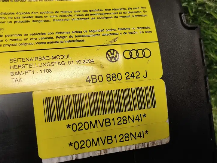 Audi A6 S6 C5 4B (2001 - 2004) 4B0880242J Подушка безопасности сиденья — фото 5