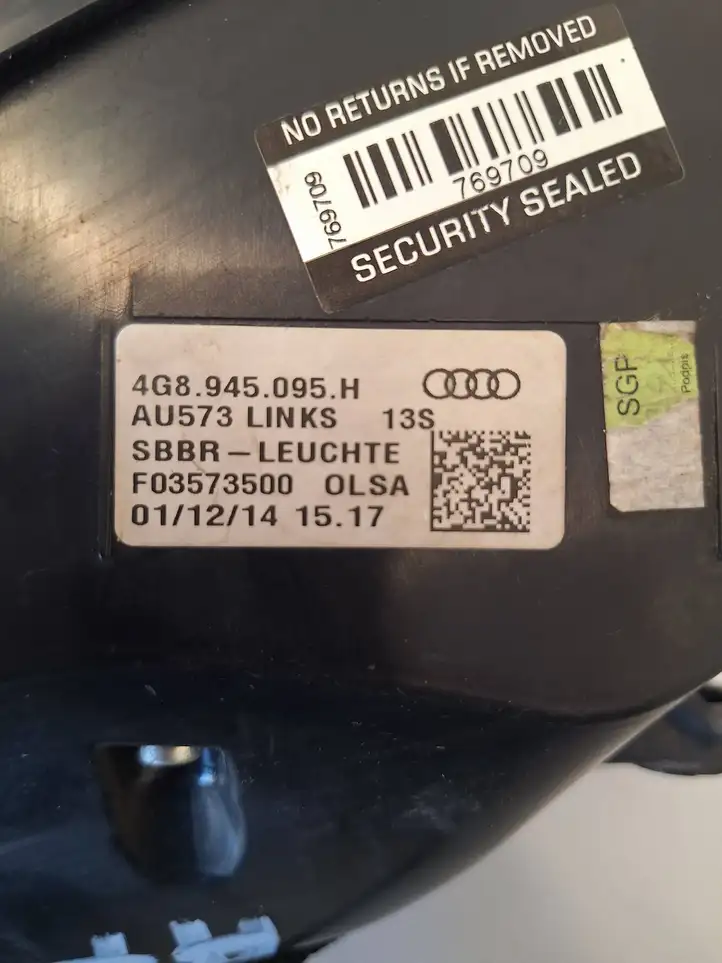 Audi A7 S7 4G (2014 - 2018) 4G8945095H Комплект задних фонарей — фото 9