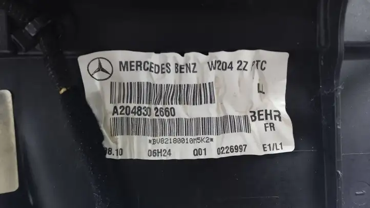 Mercedes-Benz C W204 (2007 - 2014) A2048302660 Комплект системы вентиляции салона — фото 5