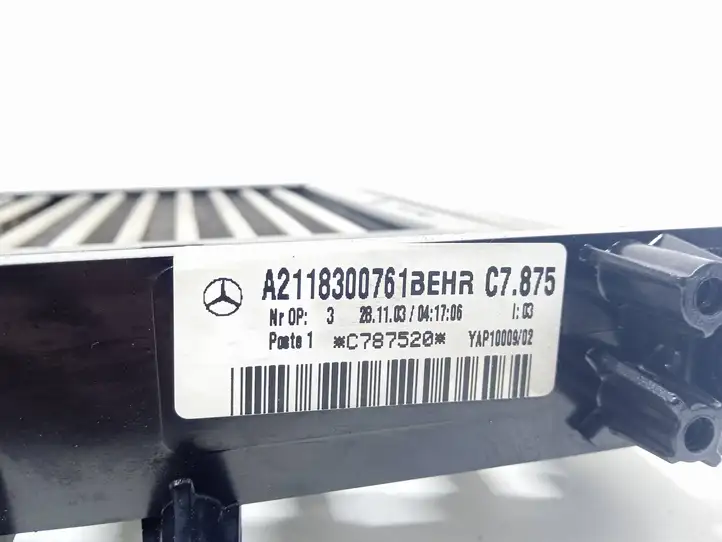 Mercedes-Benz E W211 (2002 - 2009) A2118300761 Электрический отопитель салона — фото 2