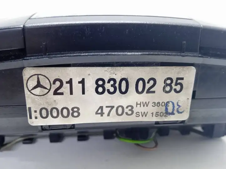 Mercedes-Benz E W211 (2002 - 2009) 2118300285 Блок управления климат-контролем — фото 2