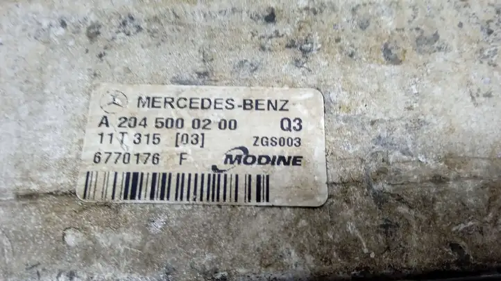 Mercedes-Benz C W204 (2007 - 2014) A2045000200 Интеркулер — фото 2
