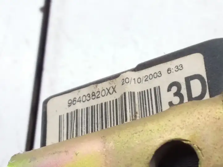 Peugeot 307 (2005 - 2008) 96403820XX Ремень безопасности 3-го ряда — фото 3