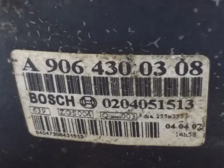 Mercedes-Benz Sprinter W906 (2006 - 2018) A9064300308 Вакуумный усилитель тормозов — фото 4