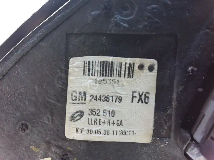 Opel Vectra C (2002 - 2005) 24436179 Боковое зеркало с электроприводом — фото 3