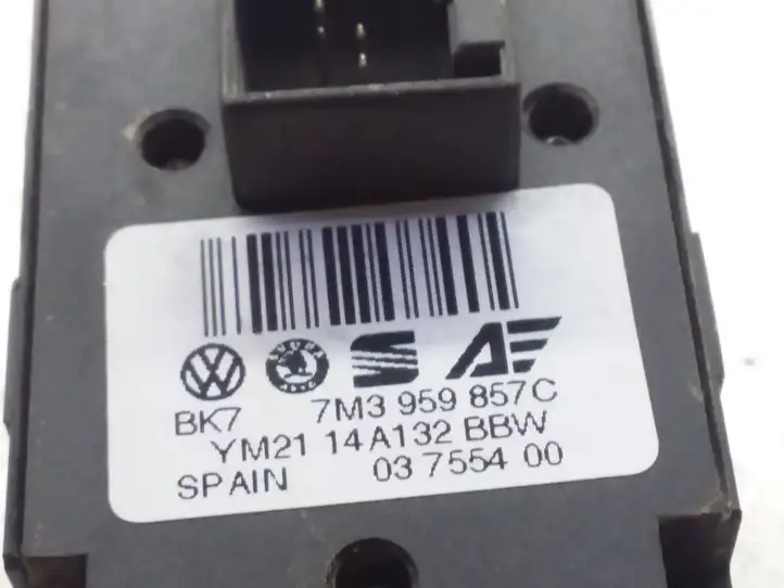 Volkswagen Sharan (2003 - 2010) 7M3959857C Блок кнопок стеклоподъемников — фото 4