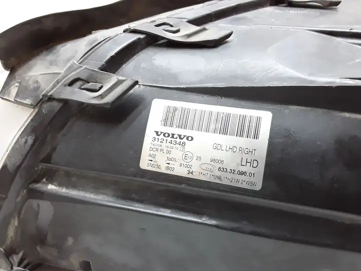 Volvo V70 (2007 - 2013) 31214348 Передняя фара — фото 3