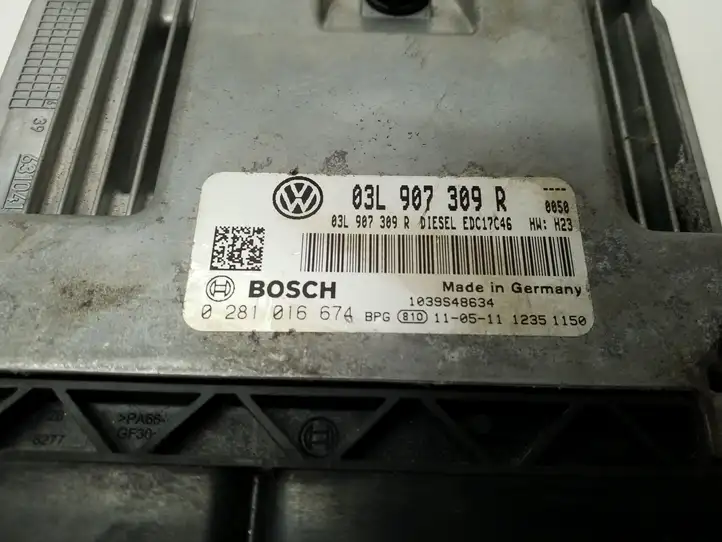 Volkswagen Tiguan (2007 - 2011) 03L907309R Блок управления двигателем (ЭБУ) — фото 4