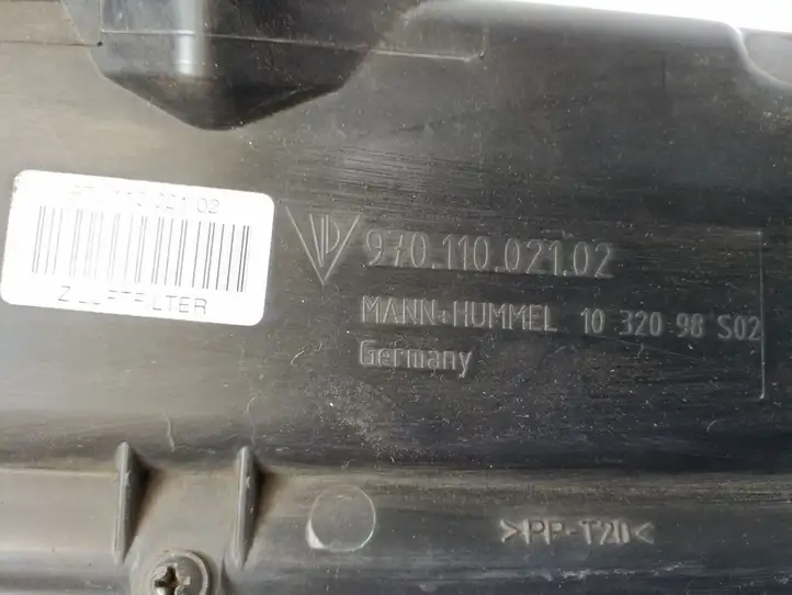 Porsche Panamera (970) (2009 - 2013) 97011002102 Корпус воздушного фильтра — фото 4
