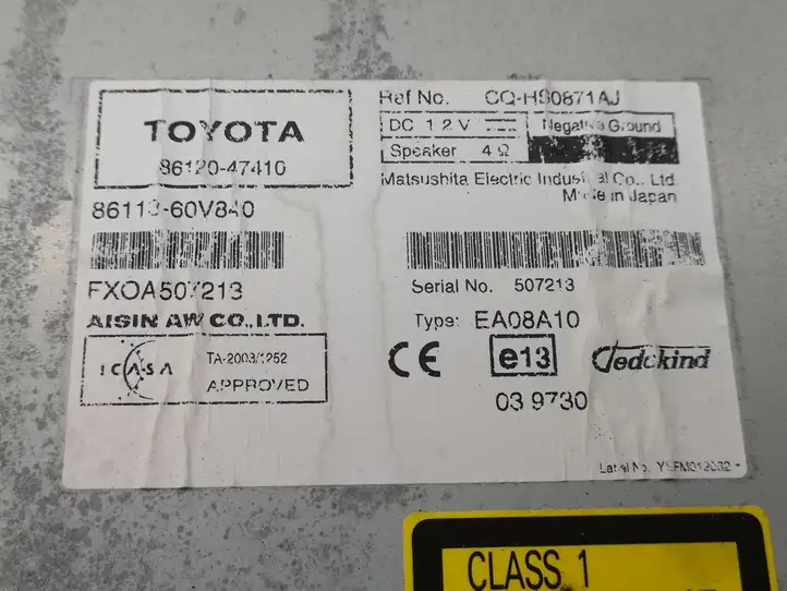 Toyota Prius (XW30) (2009 - 2015) 8611360V840 Магнитола / мультимедийная система — фото 7