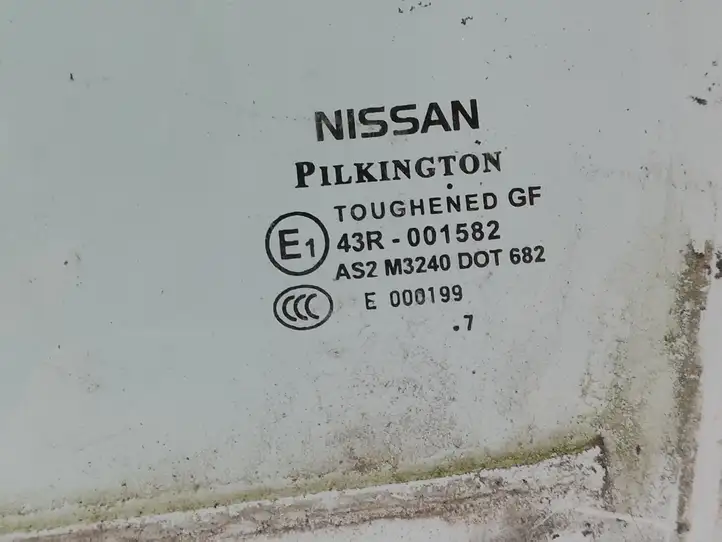 Nissan Qashqai (2006 - 2010) Стекло передней двери — фото 4