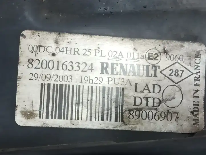 Renault Laguna II (2001 - 2005) 8200163324 Передняя фара — фото 6