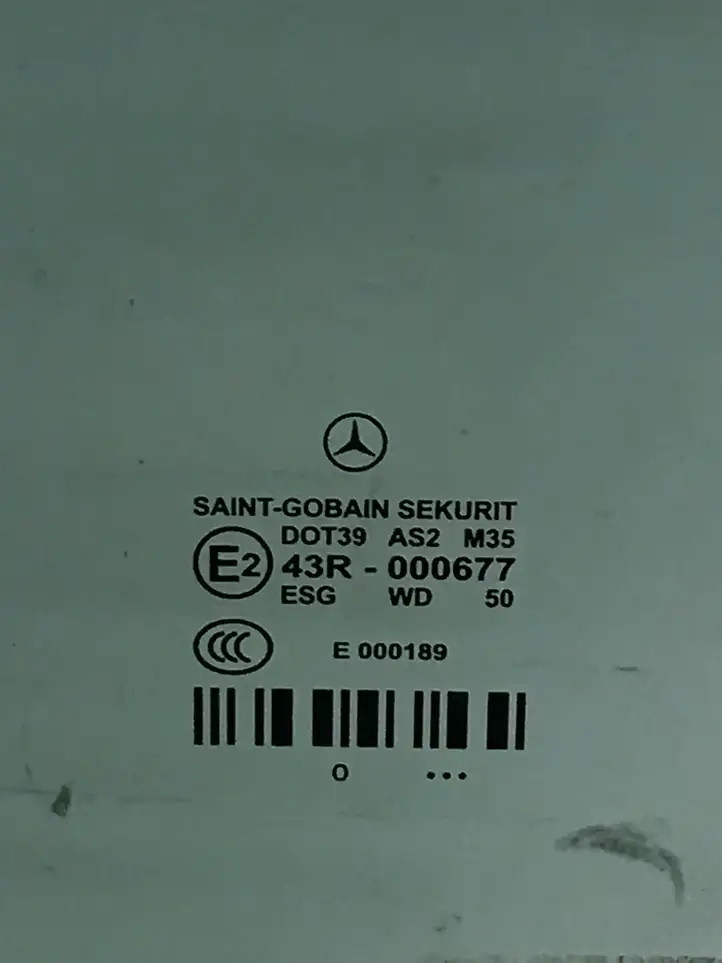 Mercedes-Benz E W212 (2009 - 2016) 43R000677 Стекло передней двери — фото 2