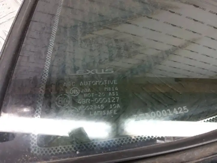 Lexus LS 460 - 600H (2006 - 2009) 43R-000127 Заднее боковое стекло — фото 3