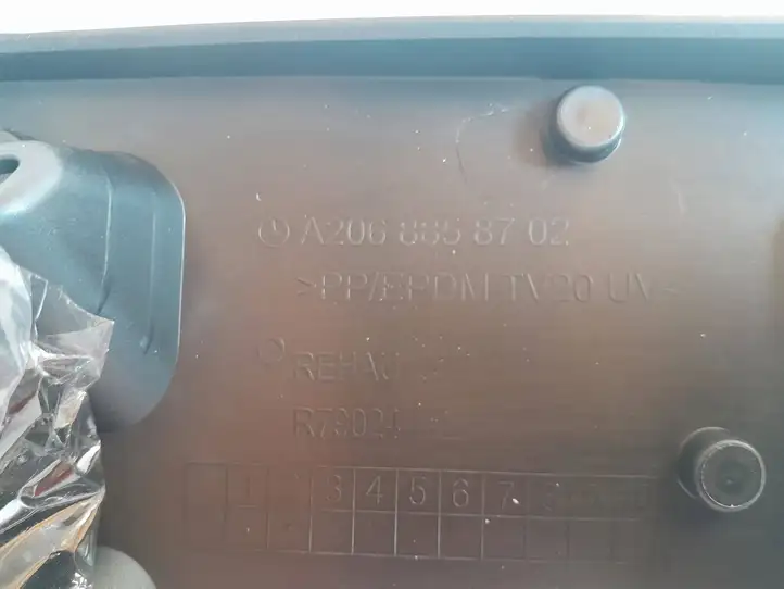 Mercedes-Benz C W206 (2021 - ) A2068858702 Рамка номерного знака — фото 3