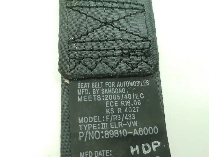 Hyundai i30 (2012 - 2015) 89810A6000 Задний ремень безопасности — фото 8