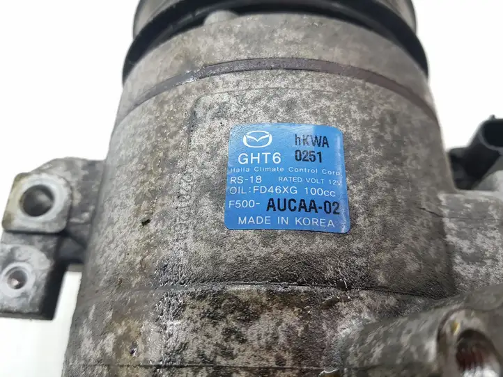 Mazda 6 (2012 - 2015) F500AUCAA02 Компрессор (насос) кондиционера воздуха — фото 8
