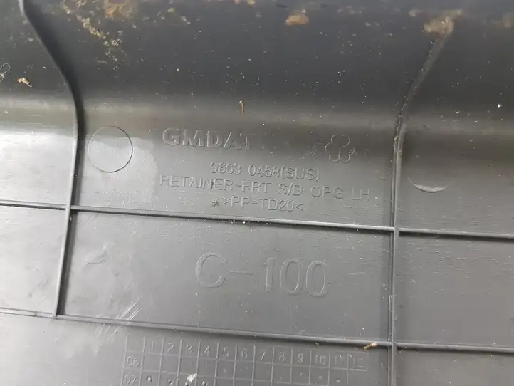 Chevrolet Captiva (2006 - 2011) 96630458 Внутренняя отделка переднего порога — фото 9