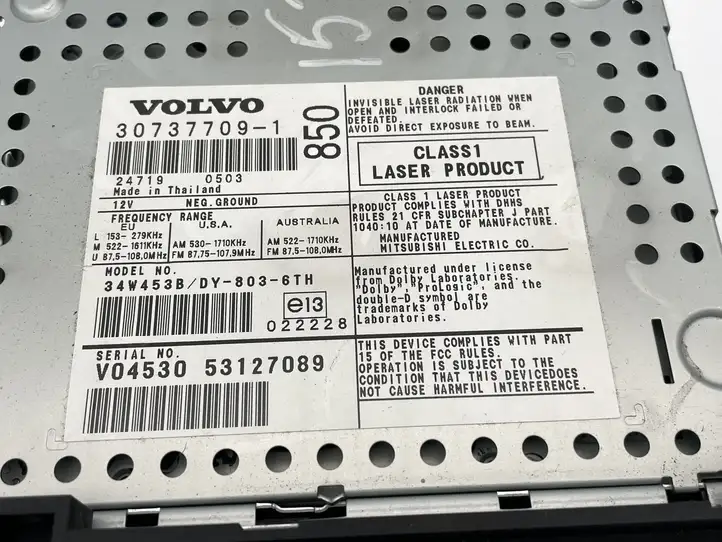 Volvo S60 (2004 - 2010) 30737709 Магнитола / мультимедийная система — фото 8