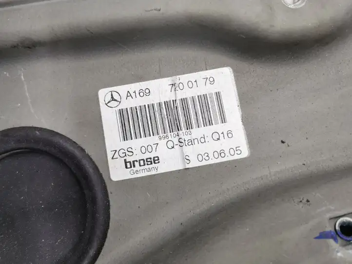 Mercedes-Benz B-class W245 (2005 - 2008) A1697200179 Стеклоподъемник передней двери (без мотора) — фото 2