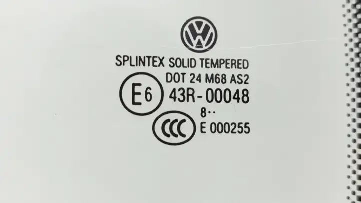 Volkswagen Golf Plus (2008 - 2014) 43R00048 Заднее боковое стекло — фото 1