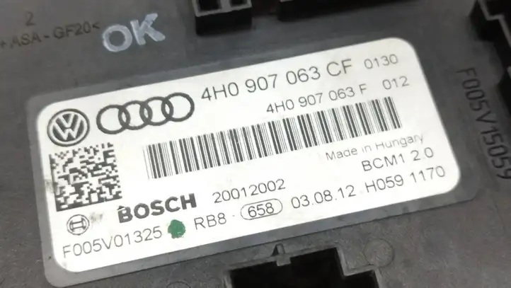 Audi A6 C7 (2011 - 2014) 4H0907063CF Модуль комфорта — фото 2