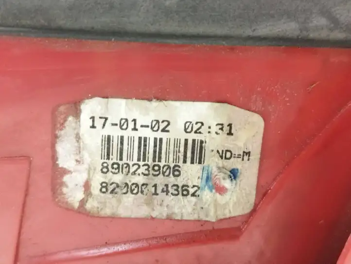 Renault Vel Satis (2002 - 2005) 8200014362 Задний фонарь в крышке багажника — фото 2