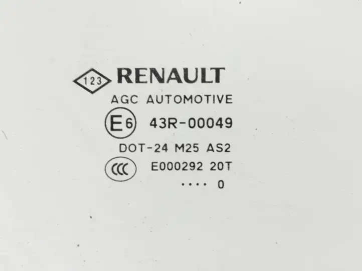 Renault Scenic III - Grand scenic III (2009 - 2016) 43R00049 Стекло передней двери — фото 2
