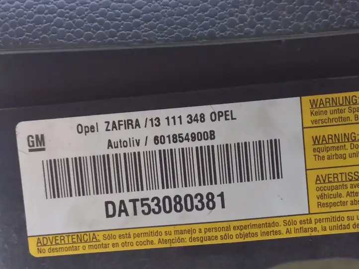 Opel Astra H (2004 - 2009) 13111348 Подушка безопасности руля — фото 4