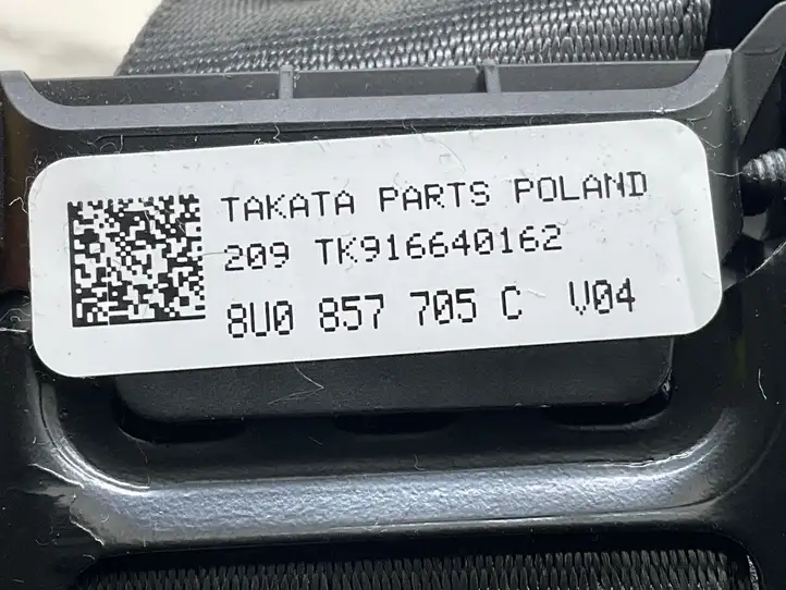 (2014 - 2018) 8U0857705C Передний ремень безопасности — фото 2