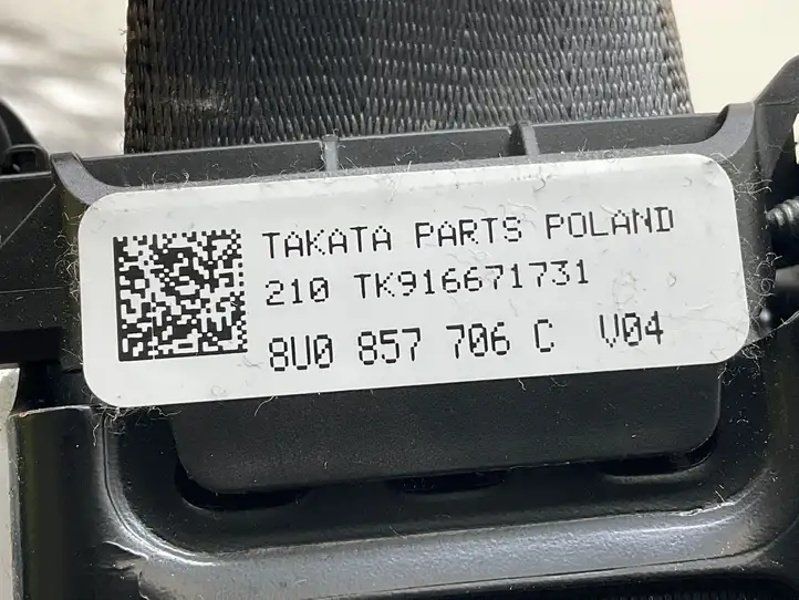 (2014 - 2018) 8U0857705C Передний ремень безопасности — фото 3