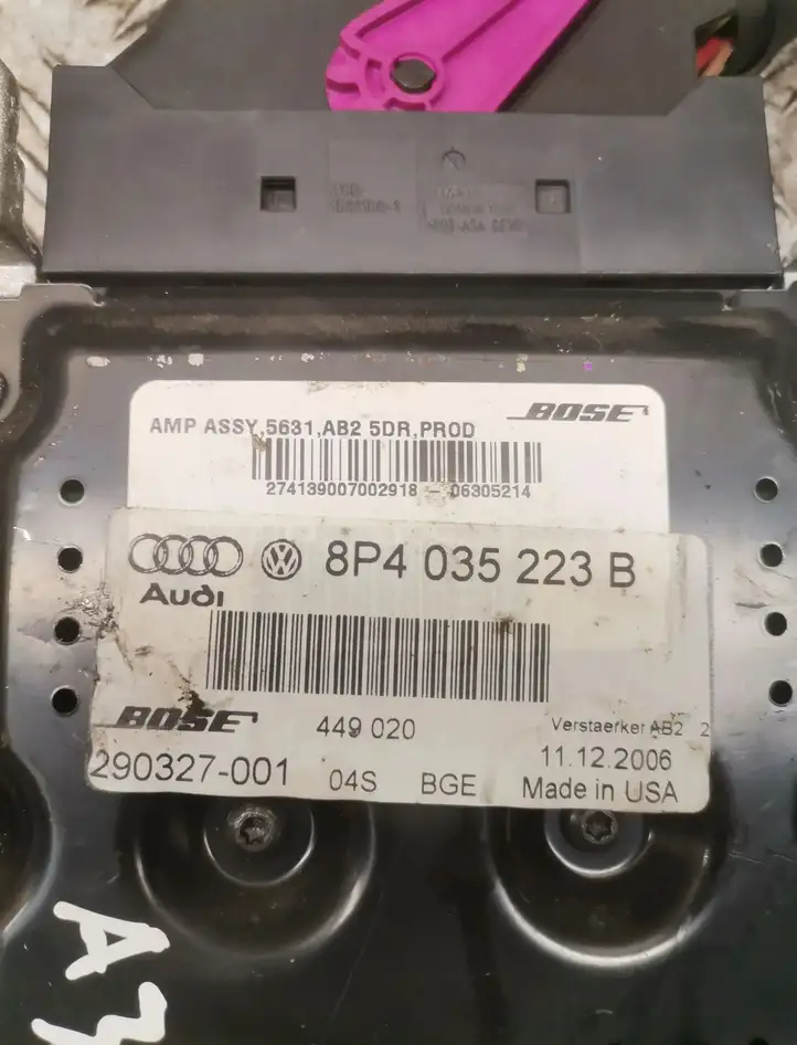 Audi A3/S3 8P (2004 - 2008) Усилитель звука — фото 3